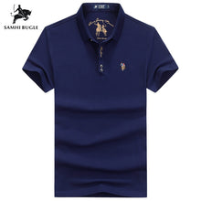 Load image into Gallery viewer, Polo Shirt Men Personality Mens  Letter Embroidery Polo Ralphlauren Men Yellow Black Polos Flag High Quality Men Clothing