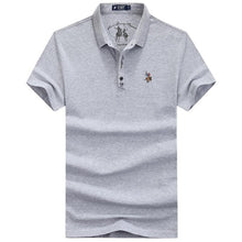 Load image into Gallery viewer, Polo Shirt Men Personality Mens  Letter Embroidery Polo Ralphlauren Men Yellow Black Polos Flag High Quality Men Clothing